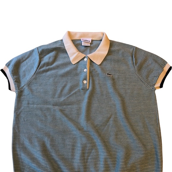 Lacoste Short Sleeve Polo Wool Shirt with Collar EUC - Picture 4 of 11